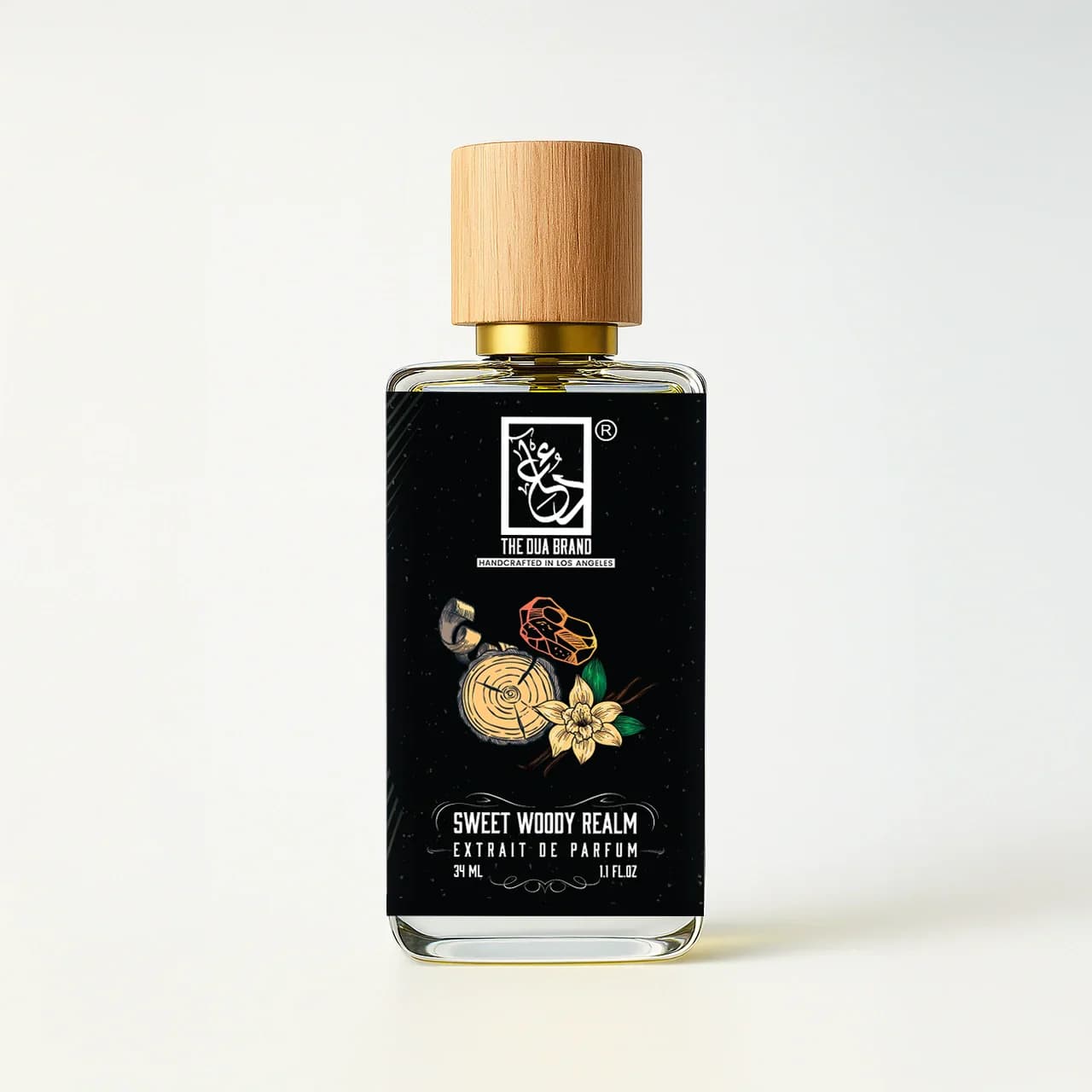 Sweet Woody Realm Perfume Bottle