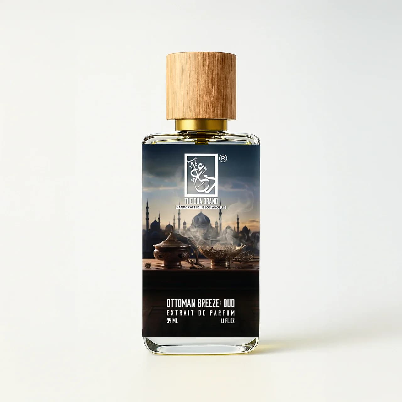 Ottoman Breeze: Oud Perfume Bottle