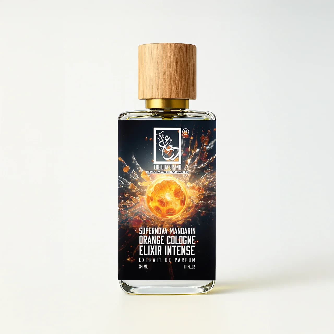 Supernova Mandarin Orange Cologne Elixir Intense Perfume Bottle