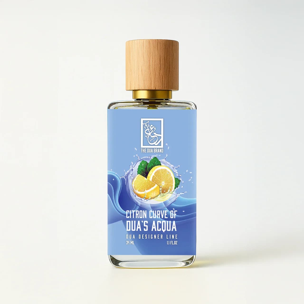 Citron Curve Of Duas Acqua Perfume Bottle