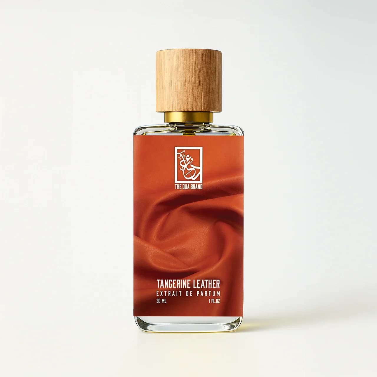 Tangerine Leather Perfume Bottle