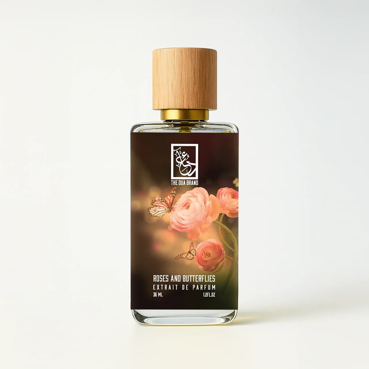 Roses And Butterflies Perfume Bottle