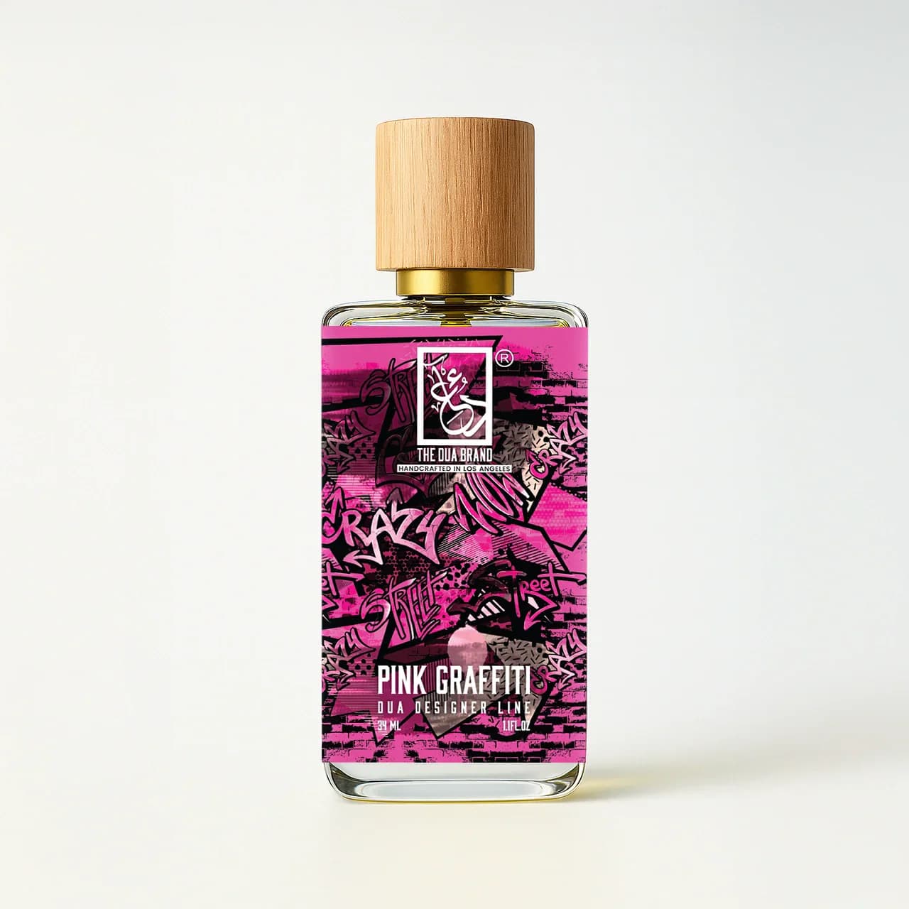 Pink Graffiti Perfume Bottle