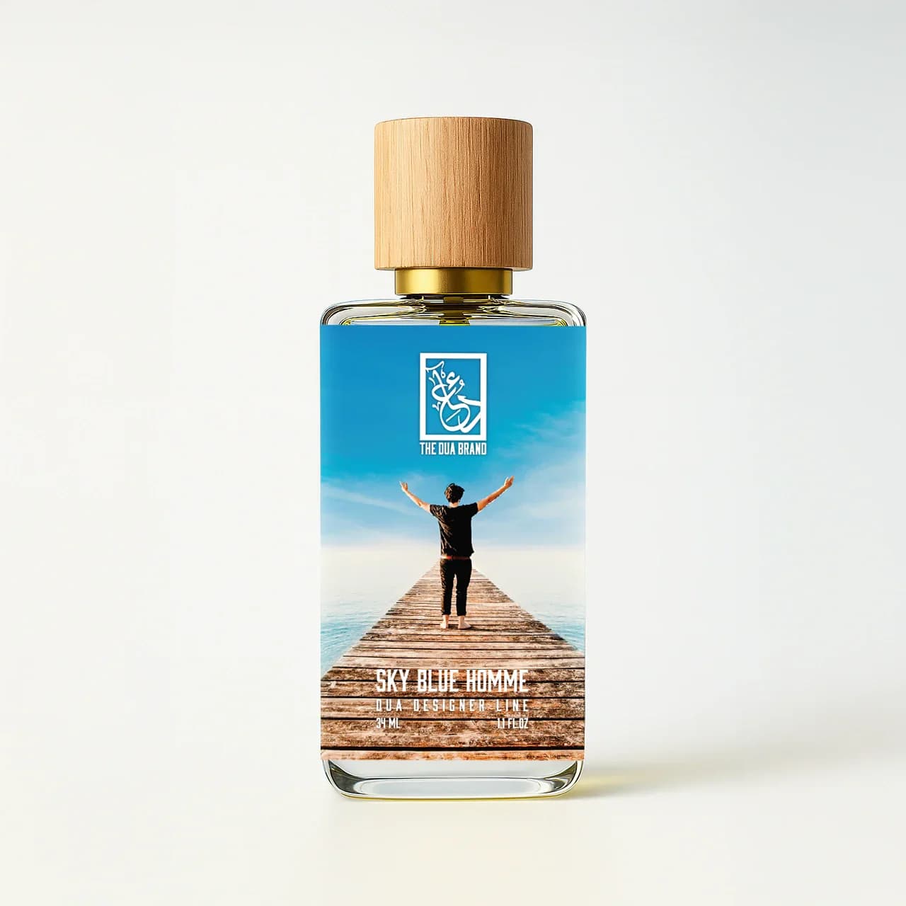 Sky Blue Homme Perfume Bottle