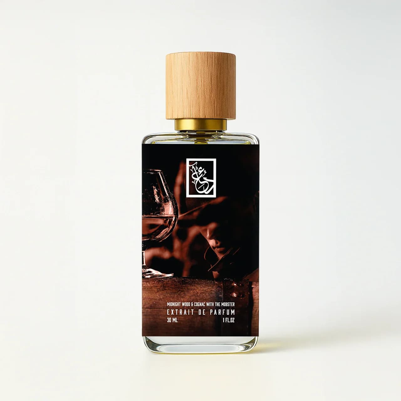Midnight Wood & Cognac With The Mobster Perfume Bottle