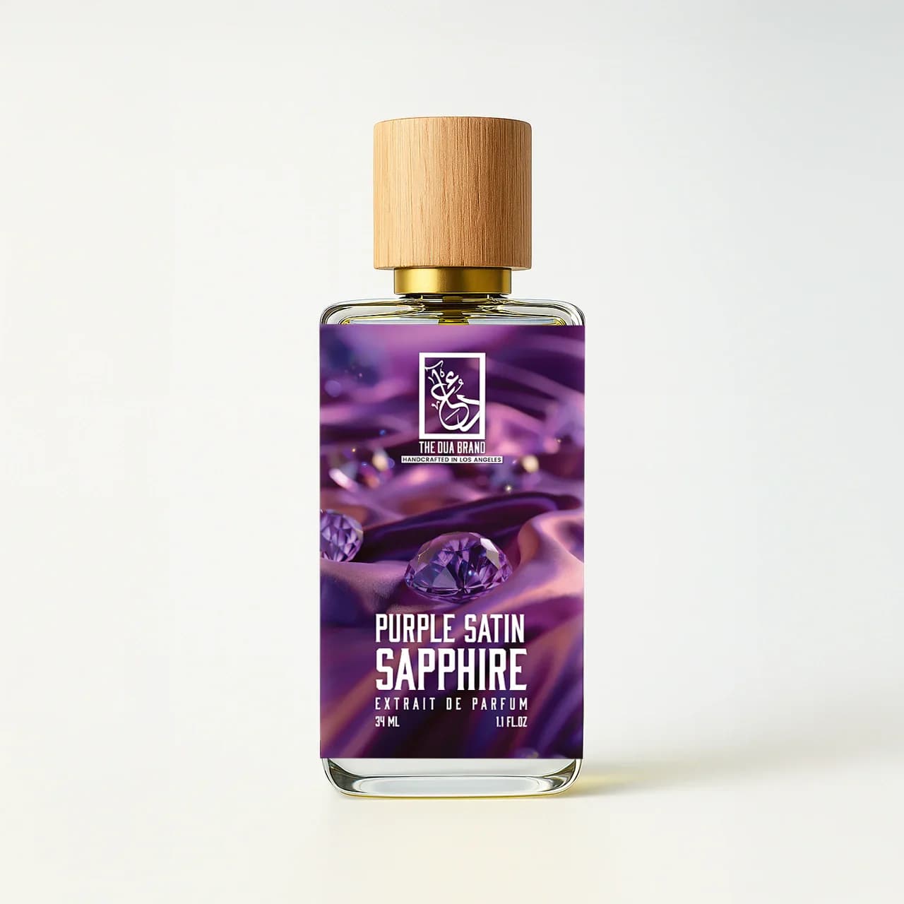 Purple Satin Sapphire Perfume Bottle