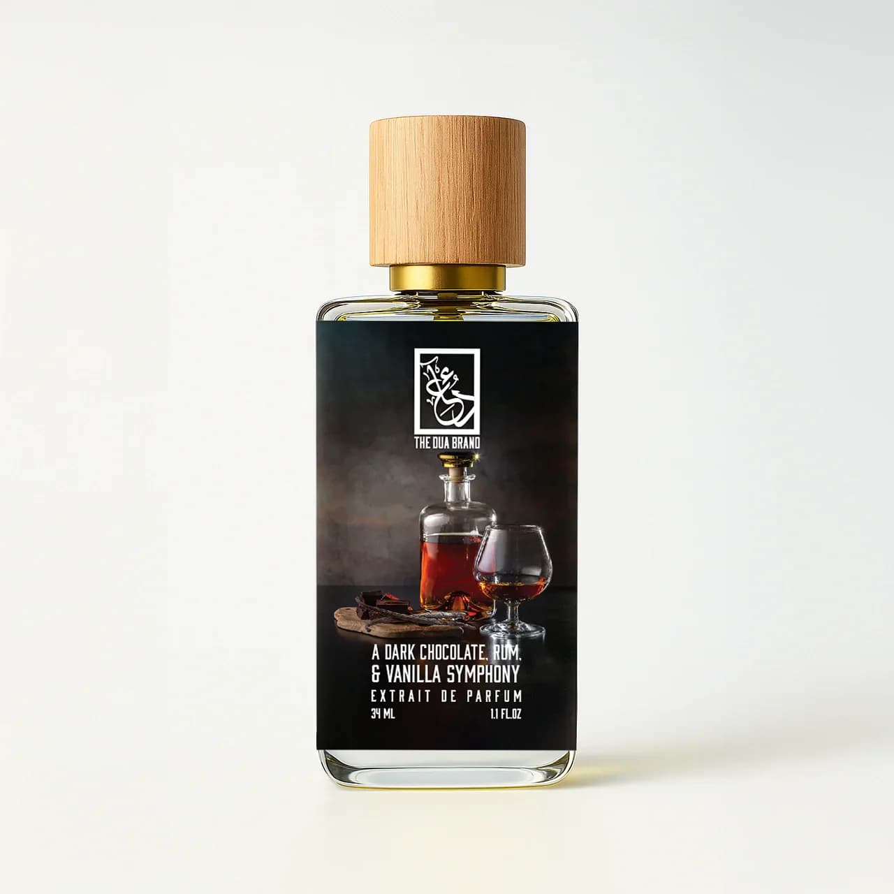 A Dark Chocolate, Rum & Vanilla Symphony Perfume Bottle