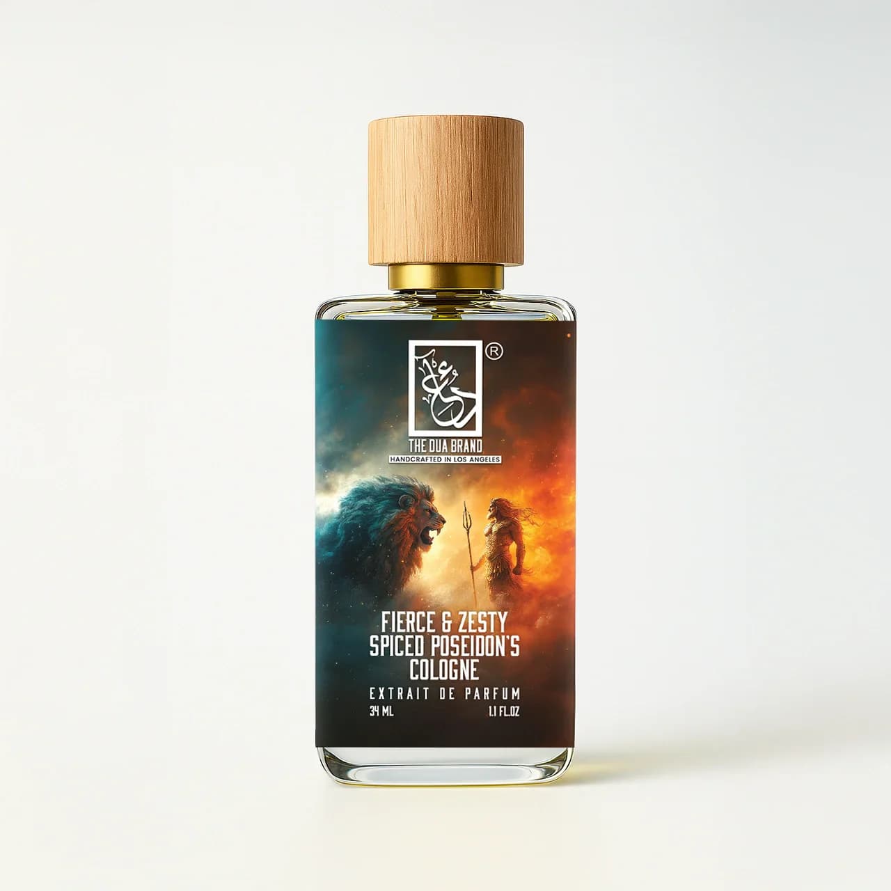 Fierce & Zesty Spiced Poseidons Cologne Perfume Bottle