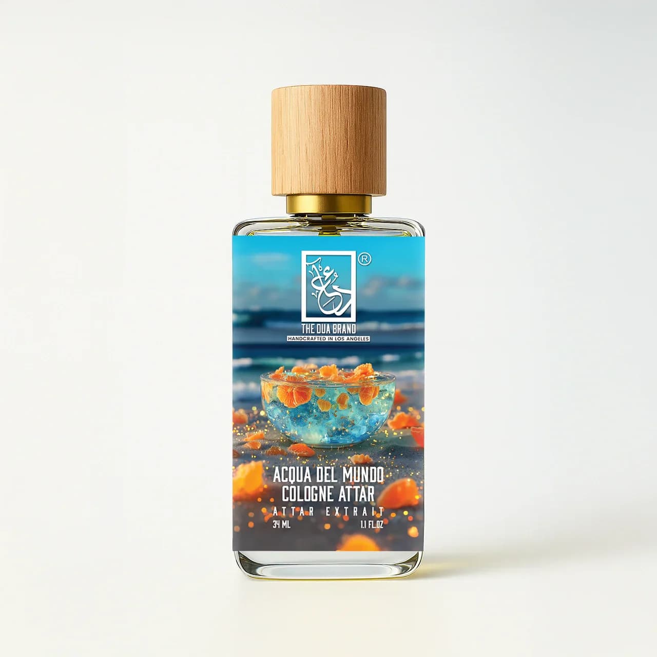 Acqua Del Mundo Cologne Attar Perfume Bottle