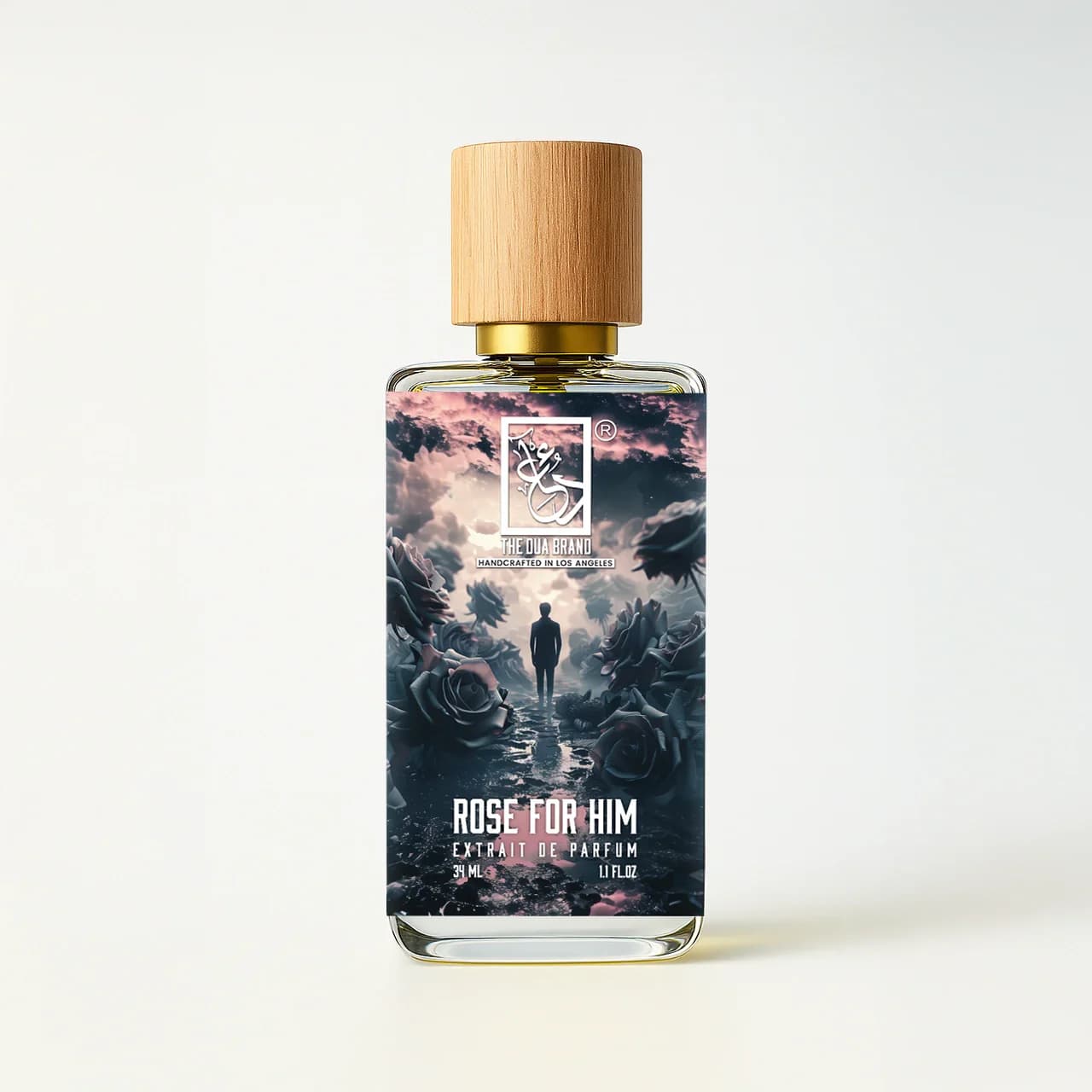 Rose For Him Perfume Bottle