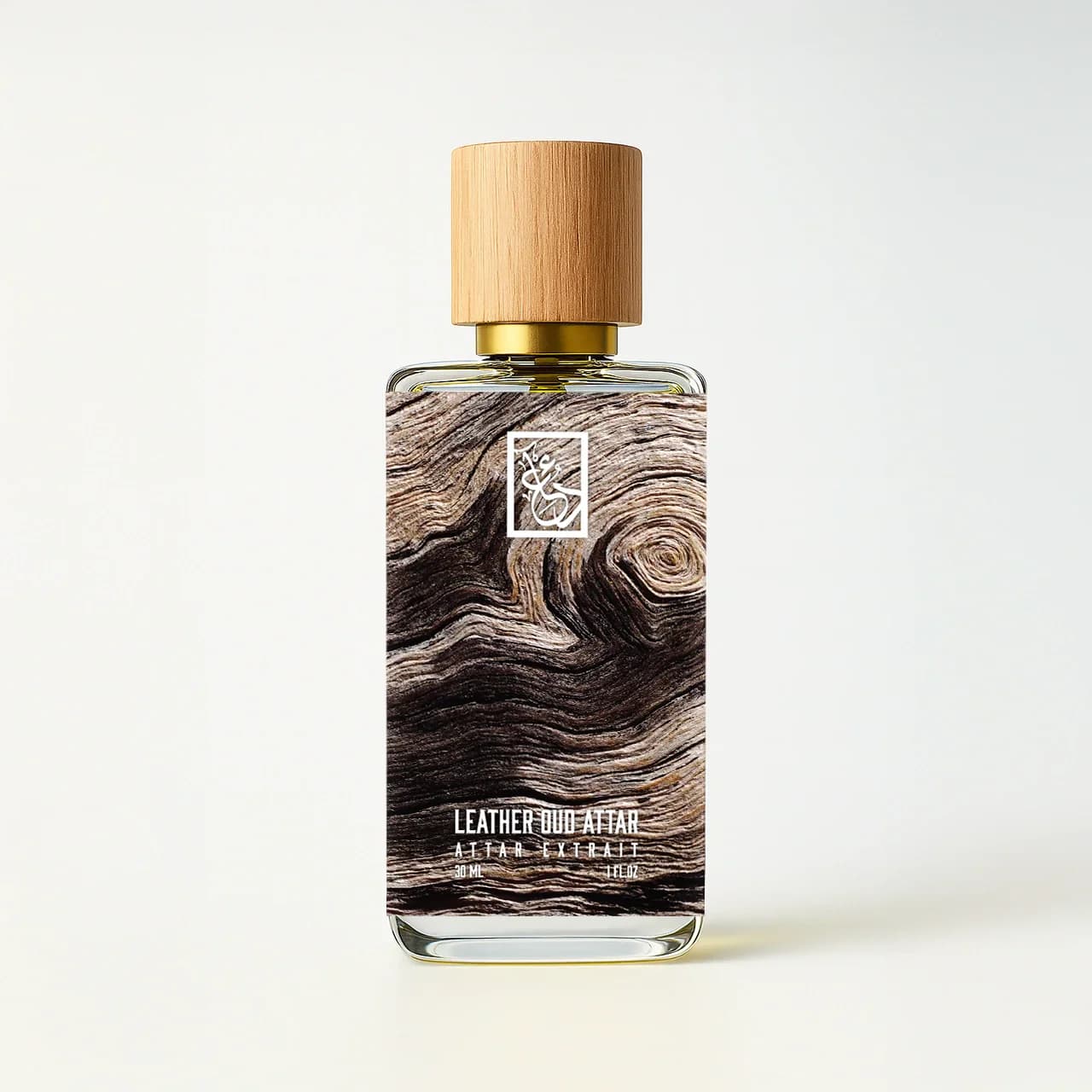 Leather Oud Attar Perfume Bottle