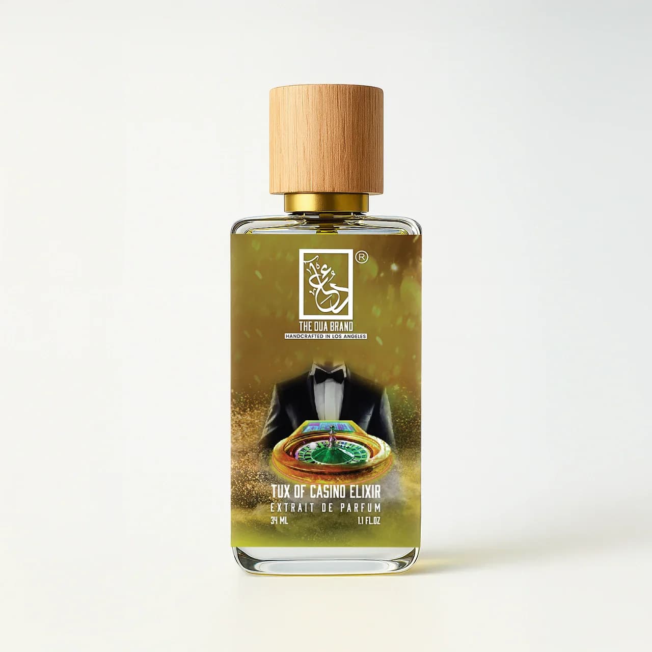 Tux Of Casino Elixir Perfume Bottle