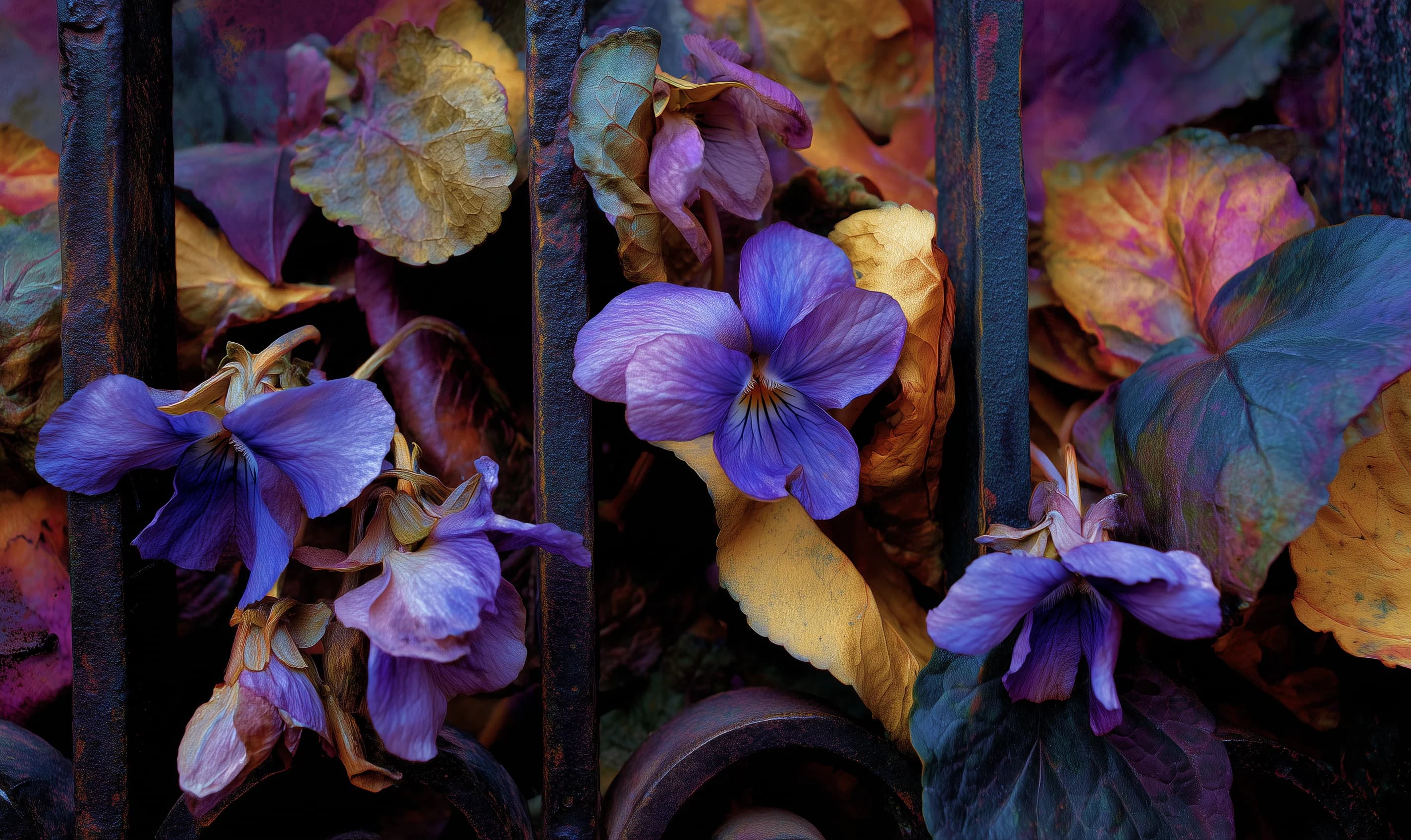 Autumn Violets Perfume Bottle