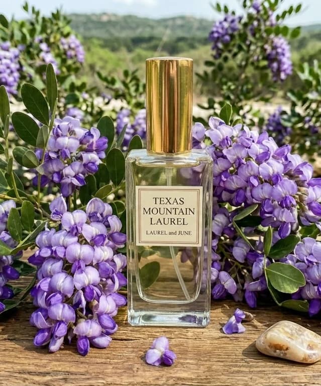 Texas Mountain Laurel Perfume Bottle