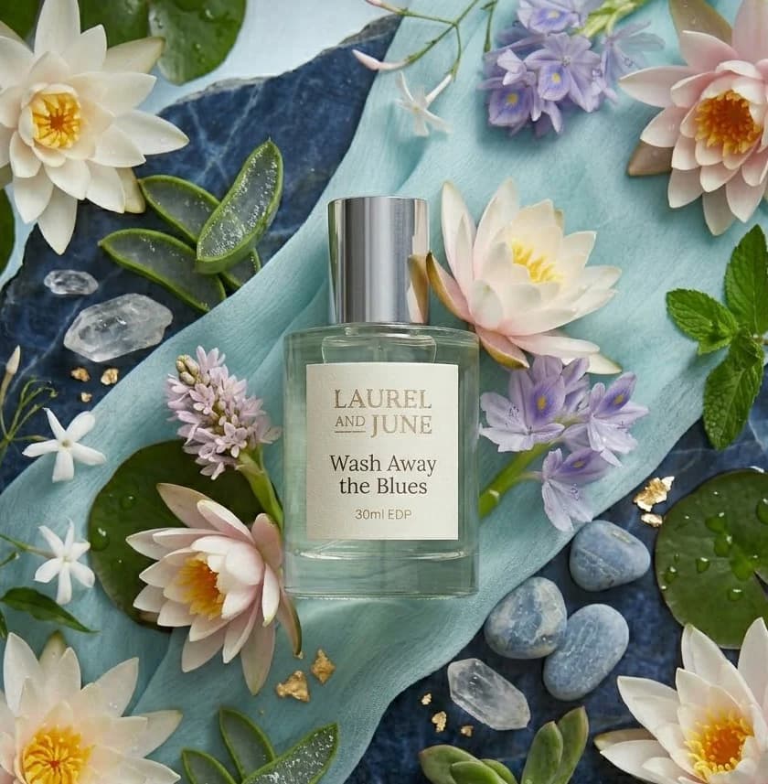 Wash Away the Blues Perfume Bottle