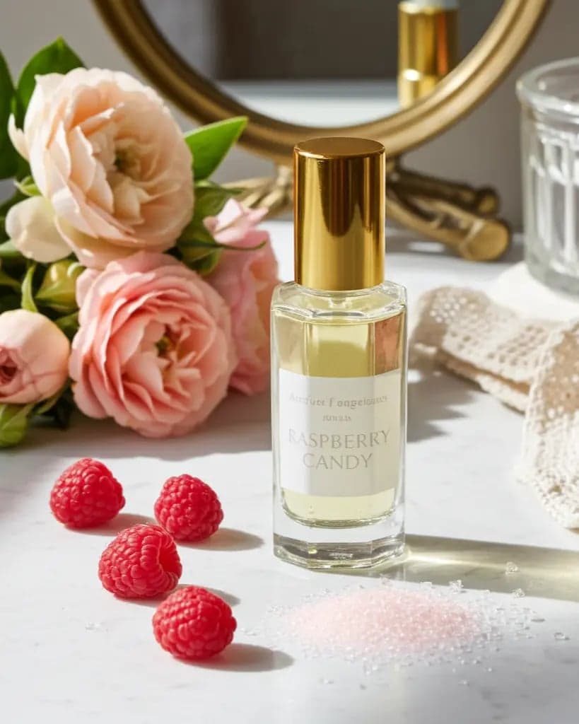 Raspberry Candy Perfume Bottle