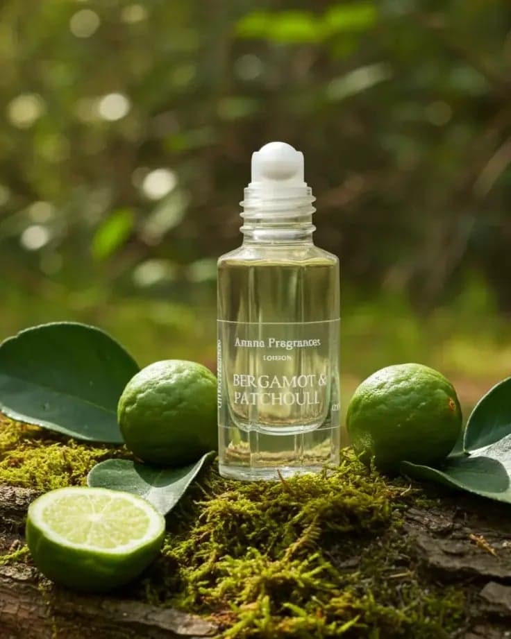 Bergamot & Patchouli Perfume Bottle