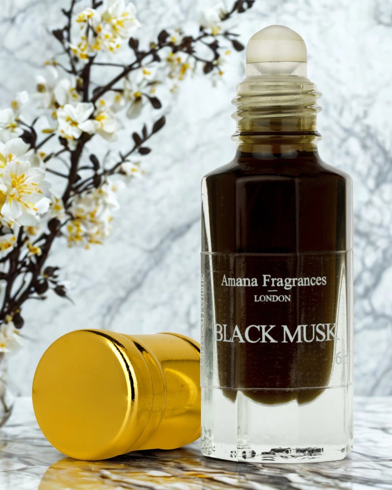 Black Musk - Amana Fragrances Perfume Bottle