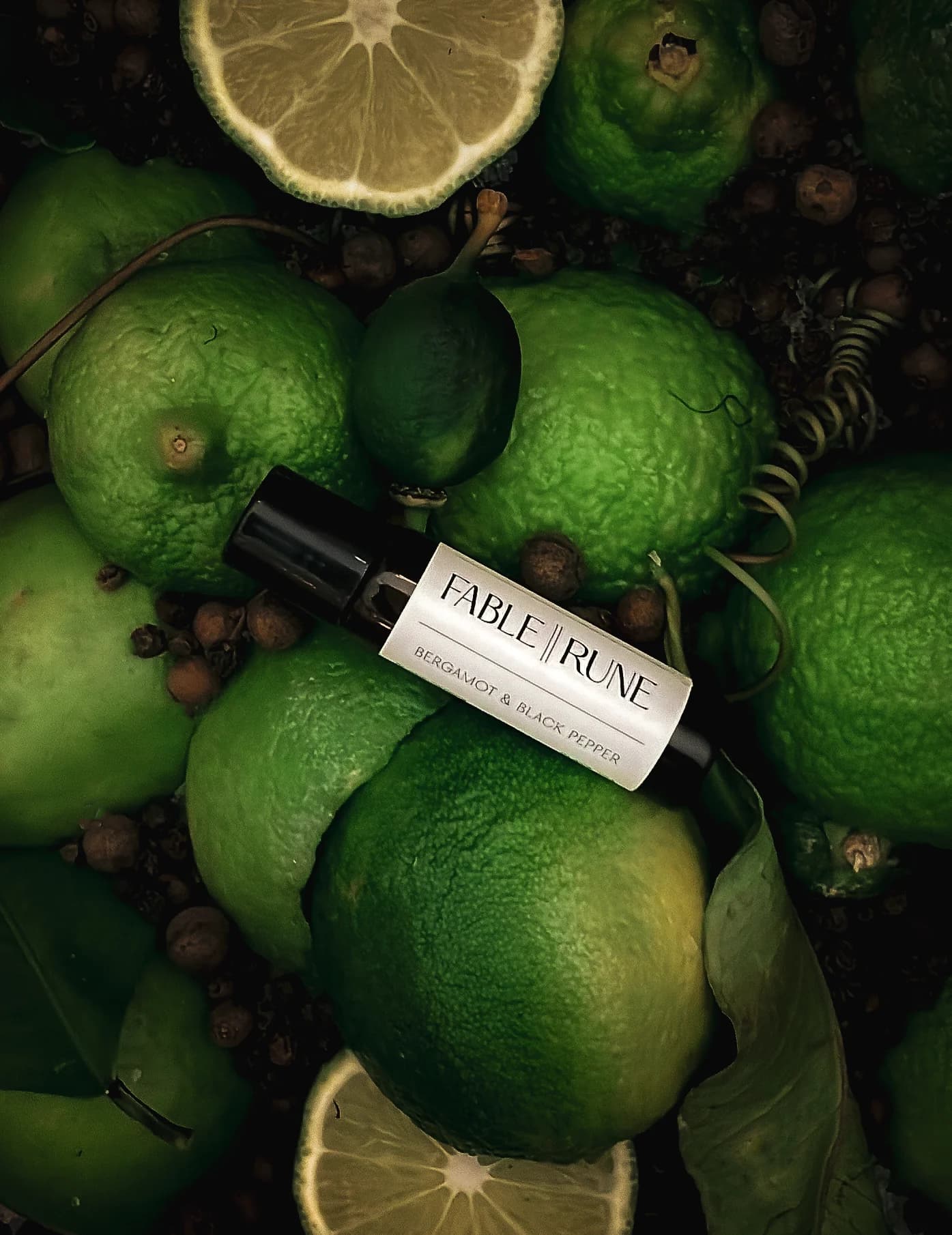 Bergamot & Black Pepper Perfume Bottle
