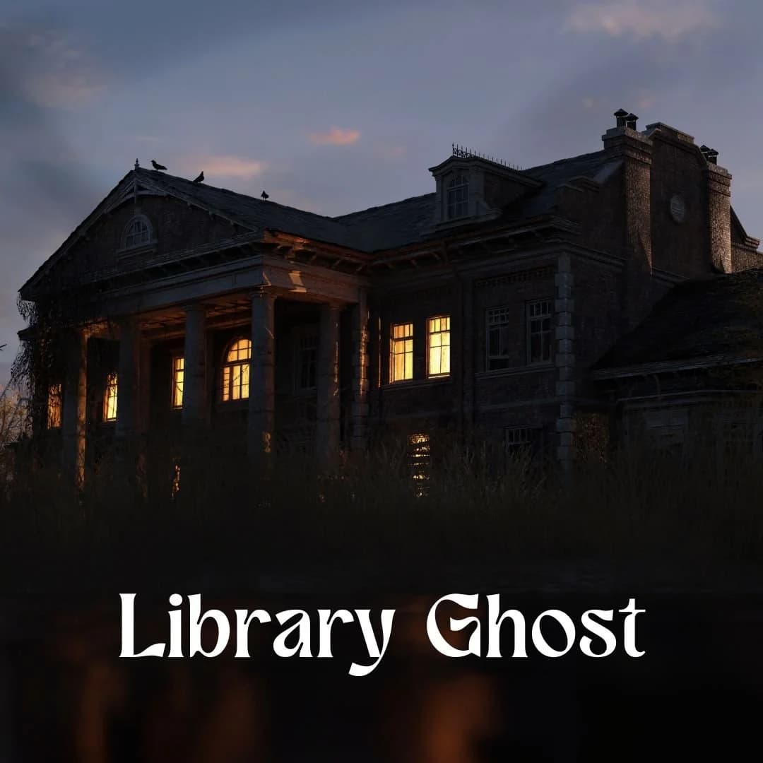 Library Ghost Perfume Bottle